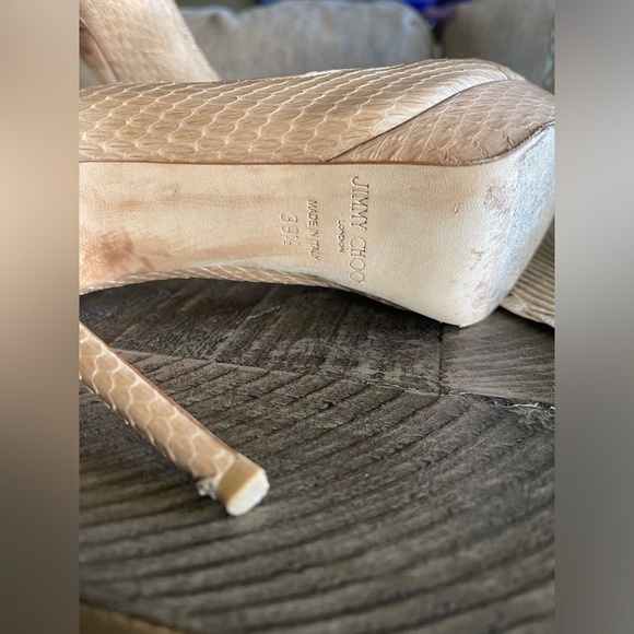 Jimmy Choo python 
Leather Pumps - Picture 7 of 13